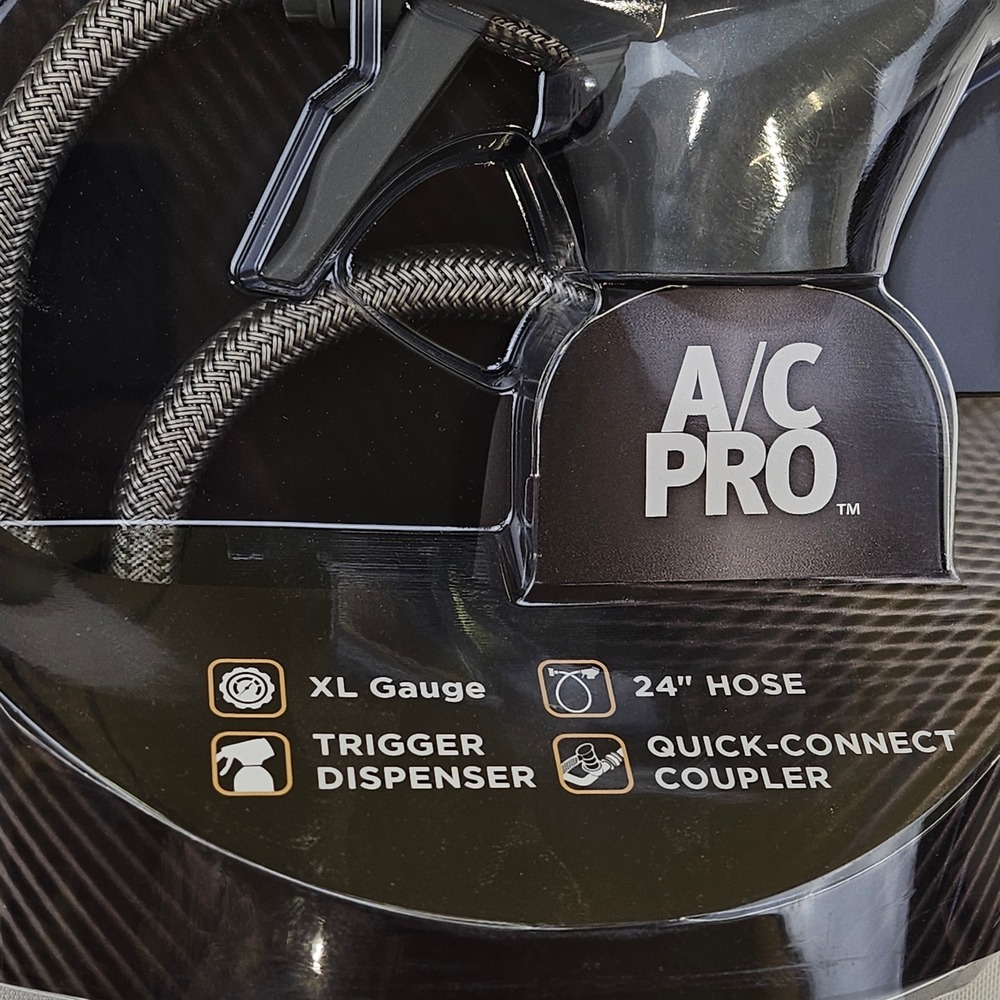 A/C Pro ACP410 R-134a Professional Gauge and Hose with 24 Inch Braided Hose NEW - Picture 3 of 6